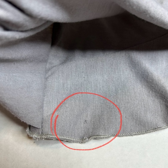 Annalee + Hope Ruffled Spaghetti Strap Gray Large Top - Picture 5 of 8